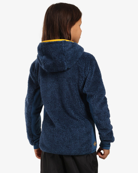 Boy's hairy fleece hoodie Kilpi NORKA-JB