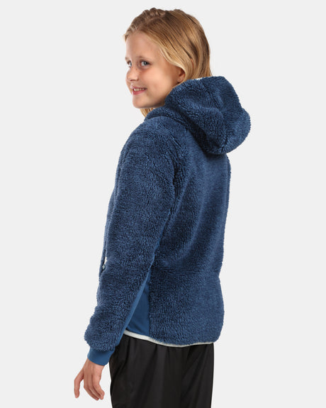 Girl's hairy fleece hoodie Kilpi NORKA-JG