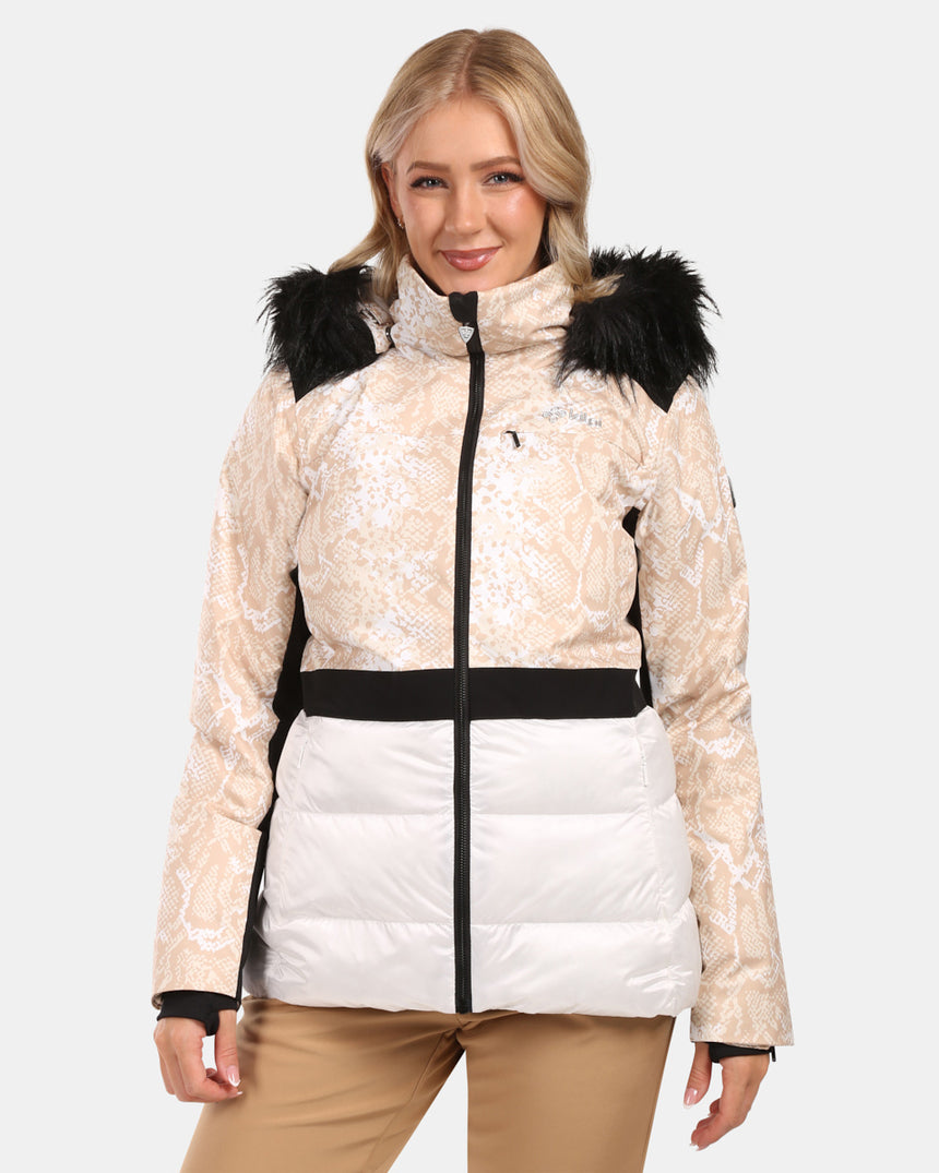 Women's ski jacket with integrated heating system Kilpi LENA-W